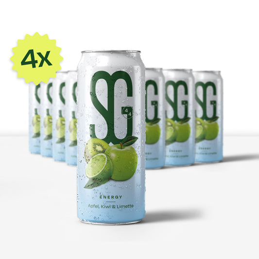 4x 24 Dosen SG44 Energy • Apfel, Kiwi & Limette